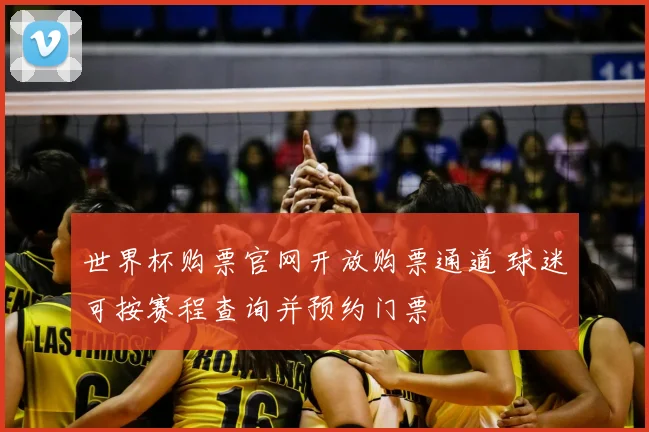 世界杯购票官网开放购票通道 球迷可按赛程查询并预约门票